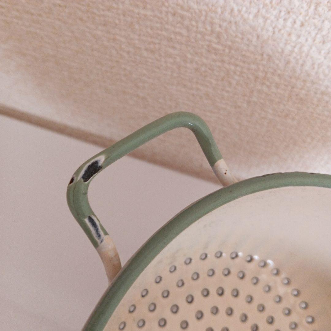 ホーロー　フィネル　コクムス　コランダー　チューリップ　フォンデュ鍋　3点セット