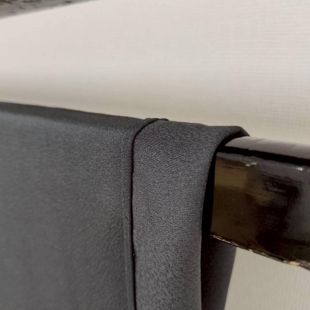 み*ち様 逸品 単衣 無地付下げ トールサイズ 流水 三つ紋 着物 正絹 A-0