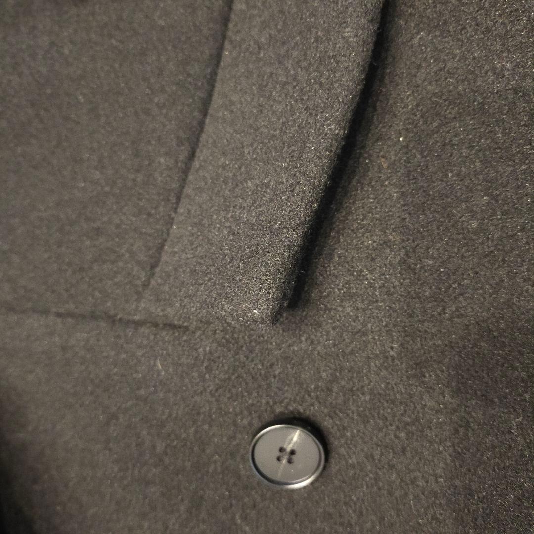 HARE ウーリーテックフェイクファーショートコート　ブラック1