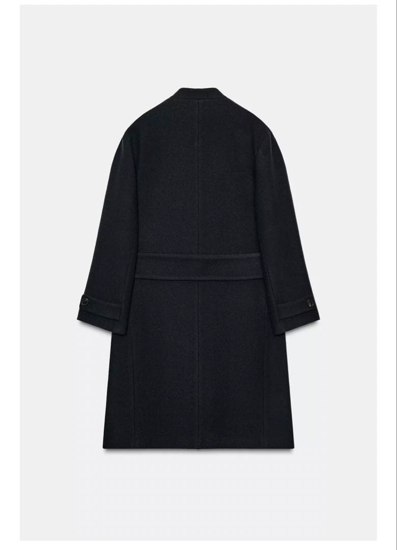 ZARA ZW COLLECTION ウールブレンドコート L