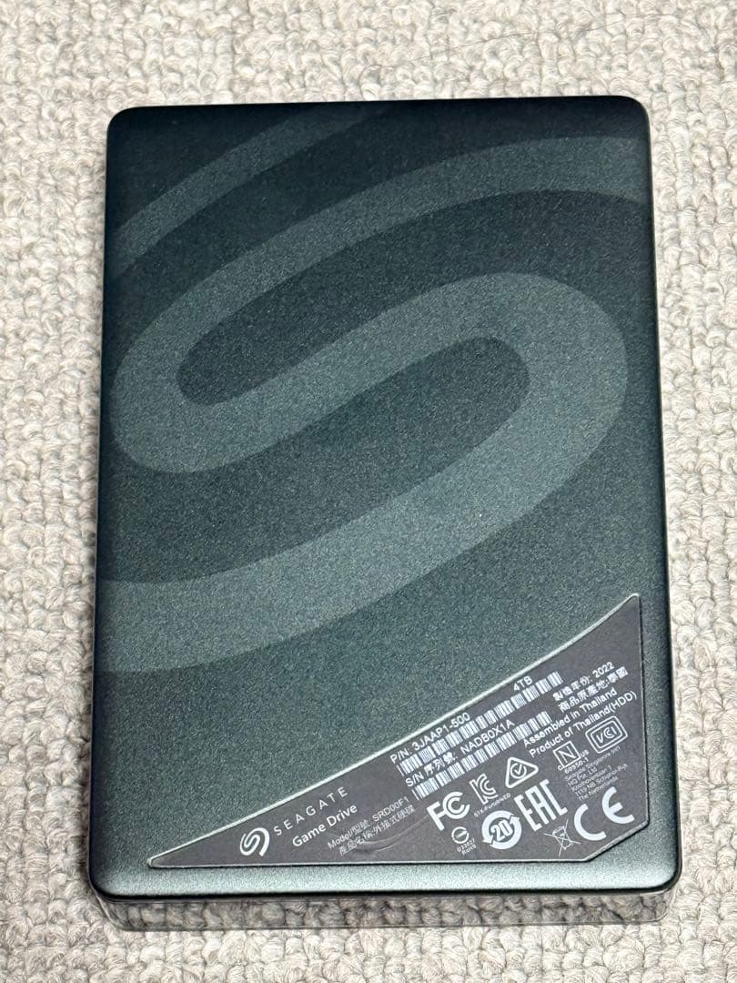 ps4・ps5 外付けハードドライブ　4TB