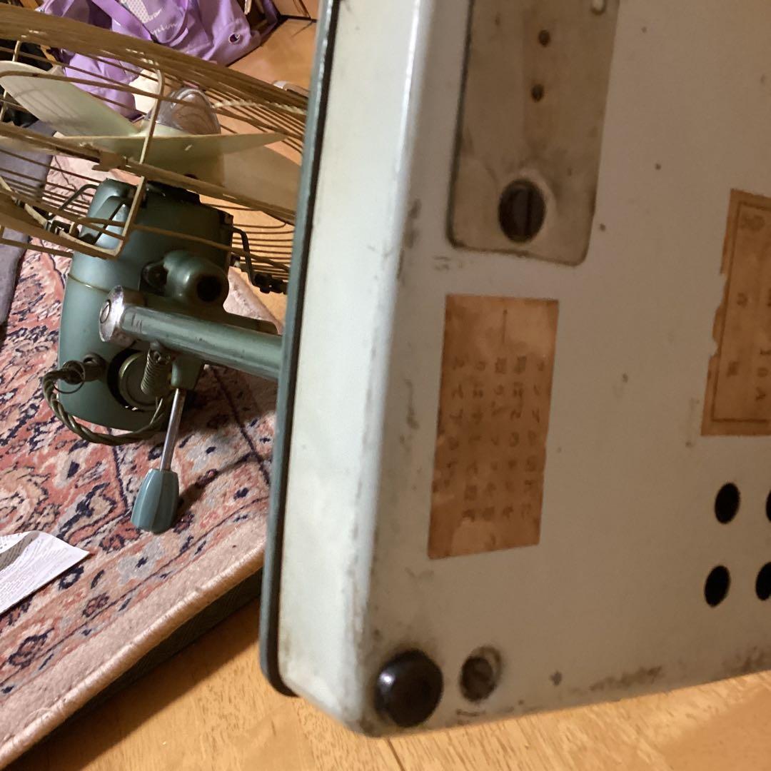 お値下げ❗️レトロ扇風機　三菱RM-10A 四角　希少