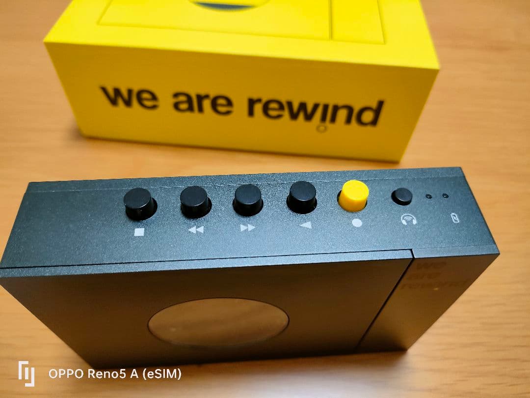 we are rewind カセットプレーヤー
