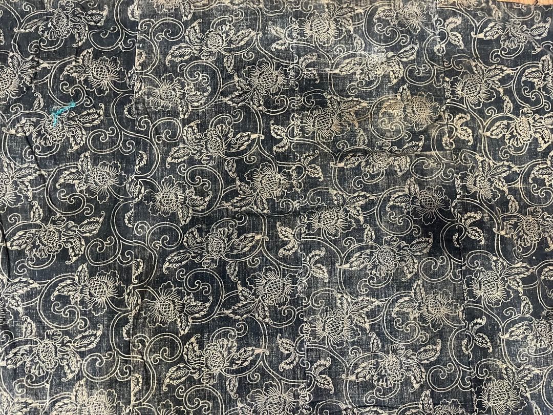 古布　藍染　木綿