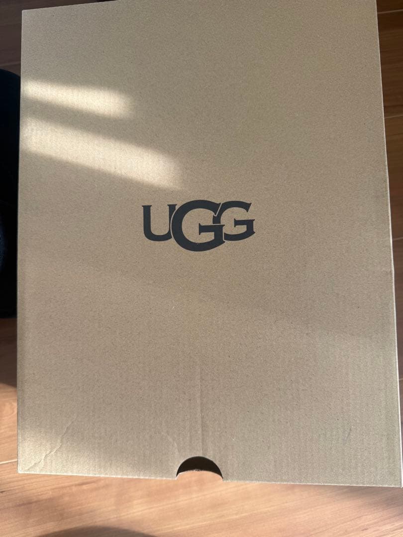 UGG 黒 ウルトラミニ　厚底