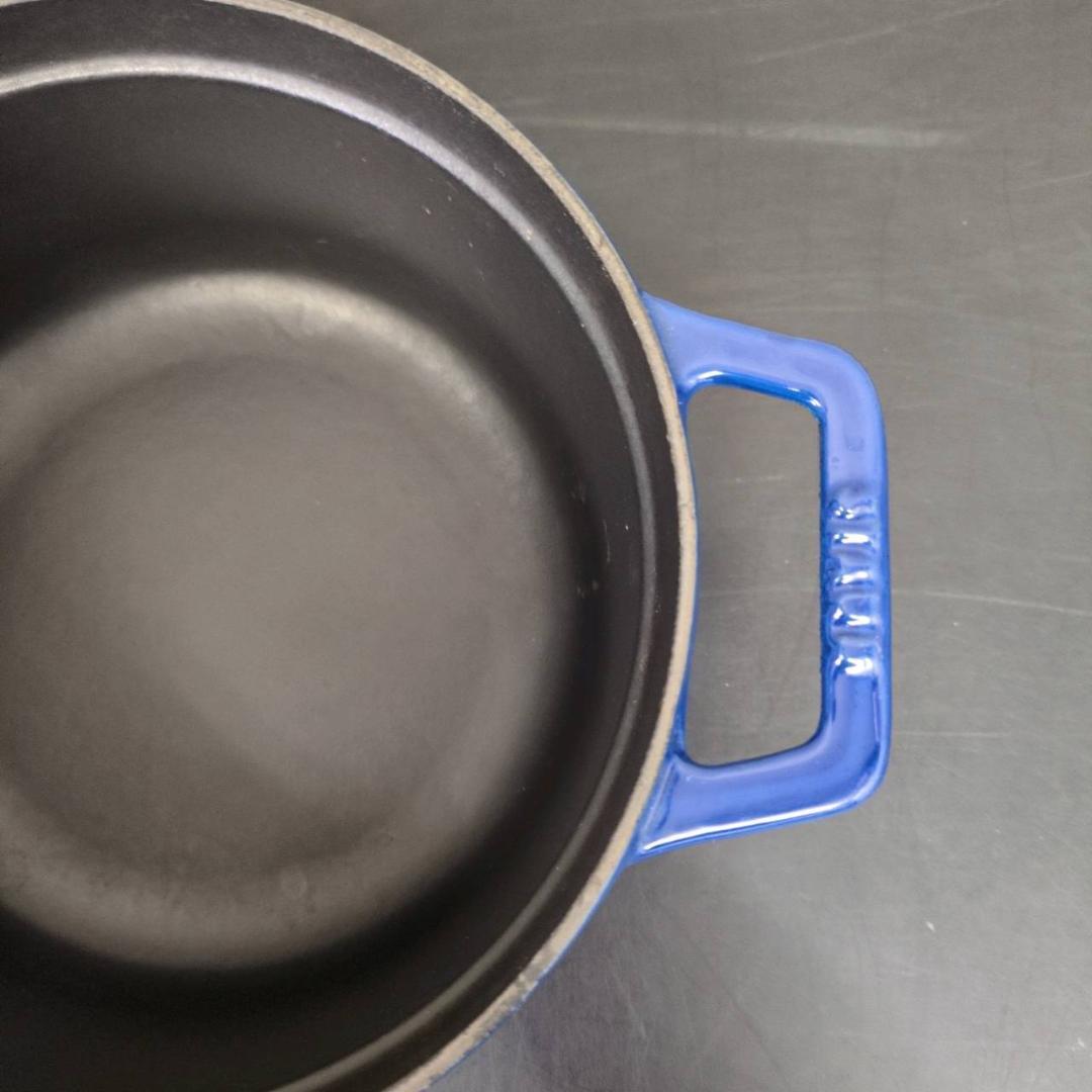 ☆ストウブ ピコ・ココット ラウンド 20cm ブルー STAUB