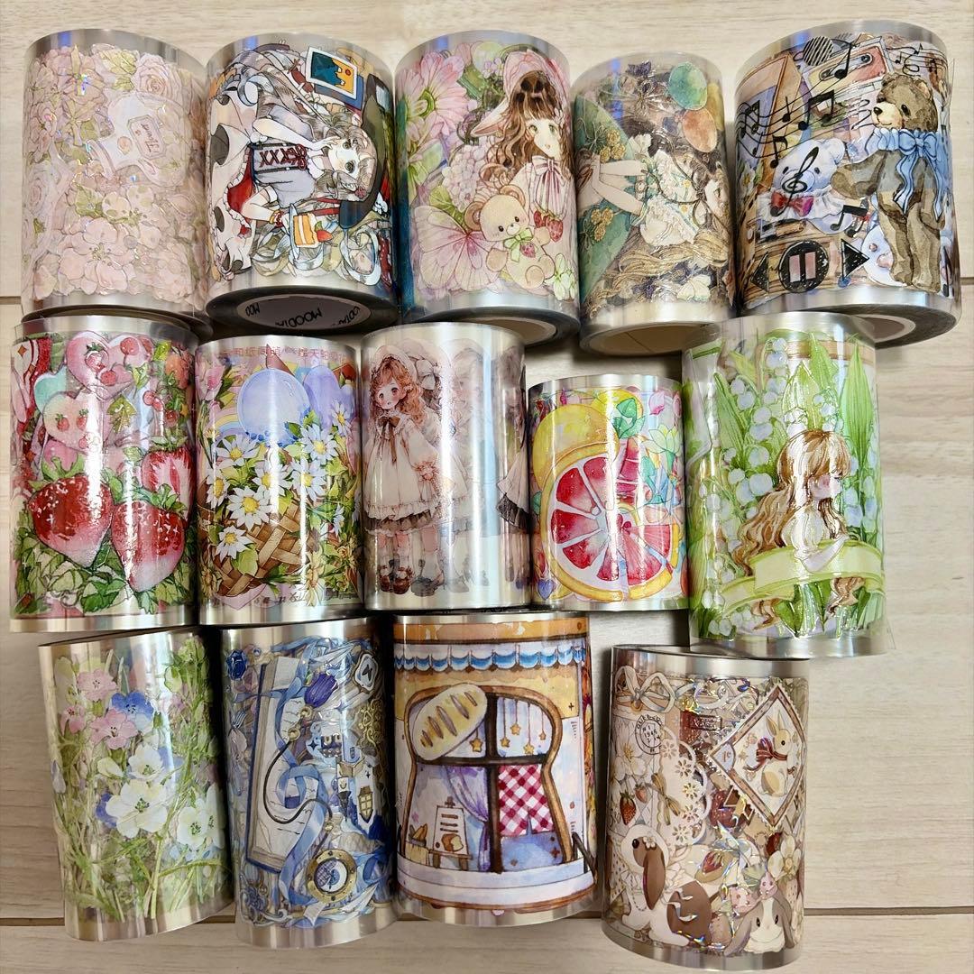 値下げ 海外マステ　コラージュ素材 デザインペーパーなど大量まとめ売り☆