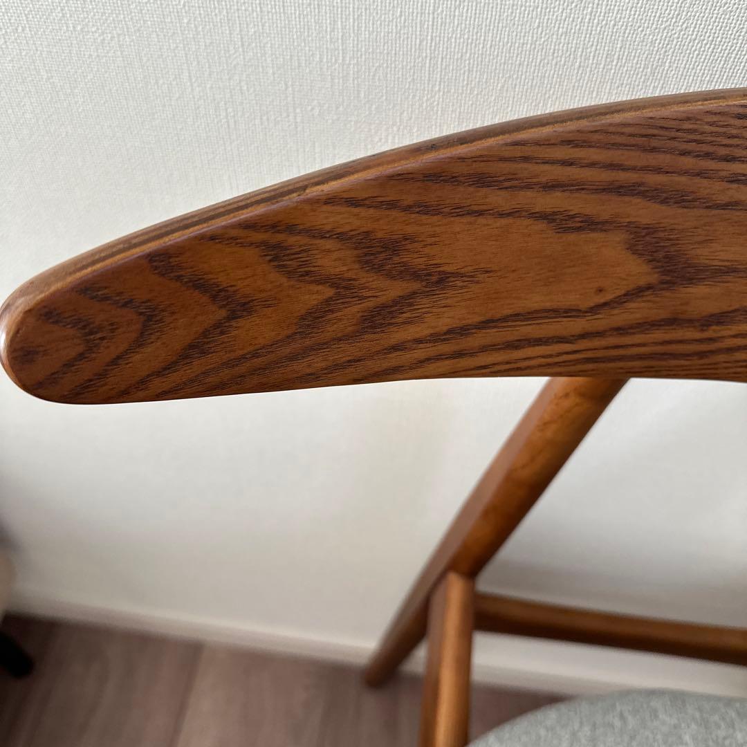 Noce チェアRY54ウォールナット/グレー　引き取り割引5000円