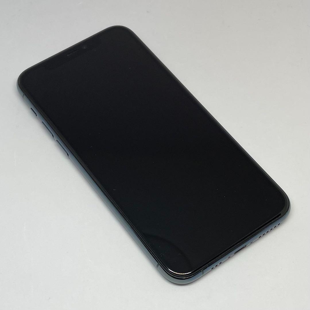 307【電池新品100％表示】 iPhone 11 Pro　64G MNグリーン