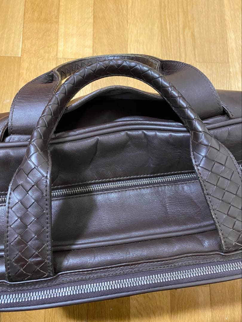 BOTTEGA VENETA ビジネストラベルバック キャリーケース通し 茶色