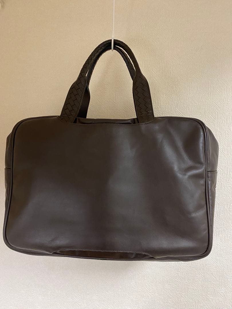 BOTTEGA VENETA ビジネストラベルバック キャリーケース通し 茶色