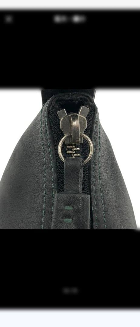 【極美品】COACHコーチ　ハンドバッグ　ポーチ　ブラック　レザー　　8A64