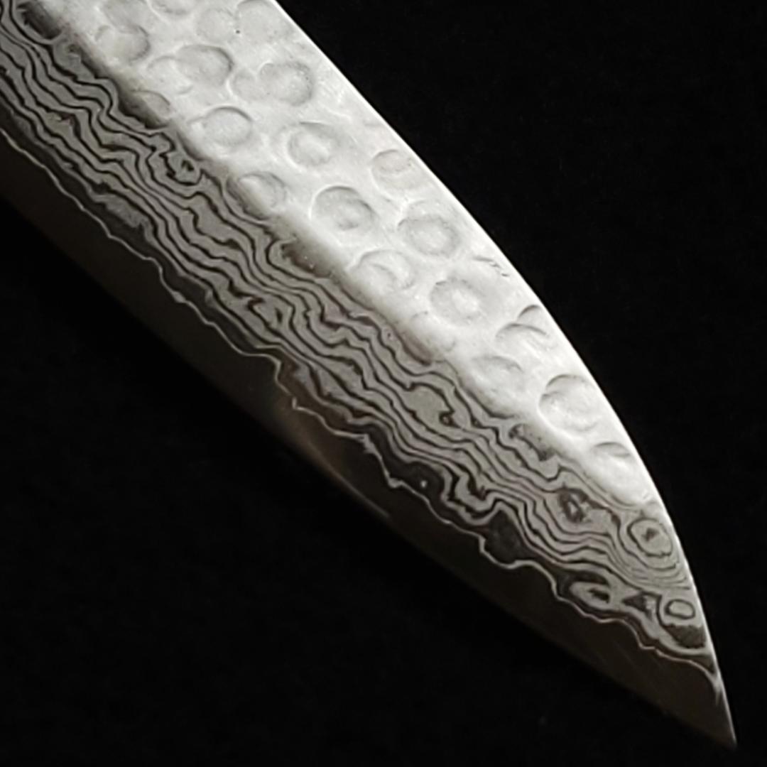 K*i様 日本製 VG10 ダマスカス 牛刀包丁185mm 黒柄 G1753J