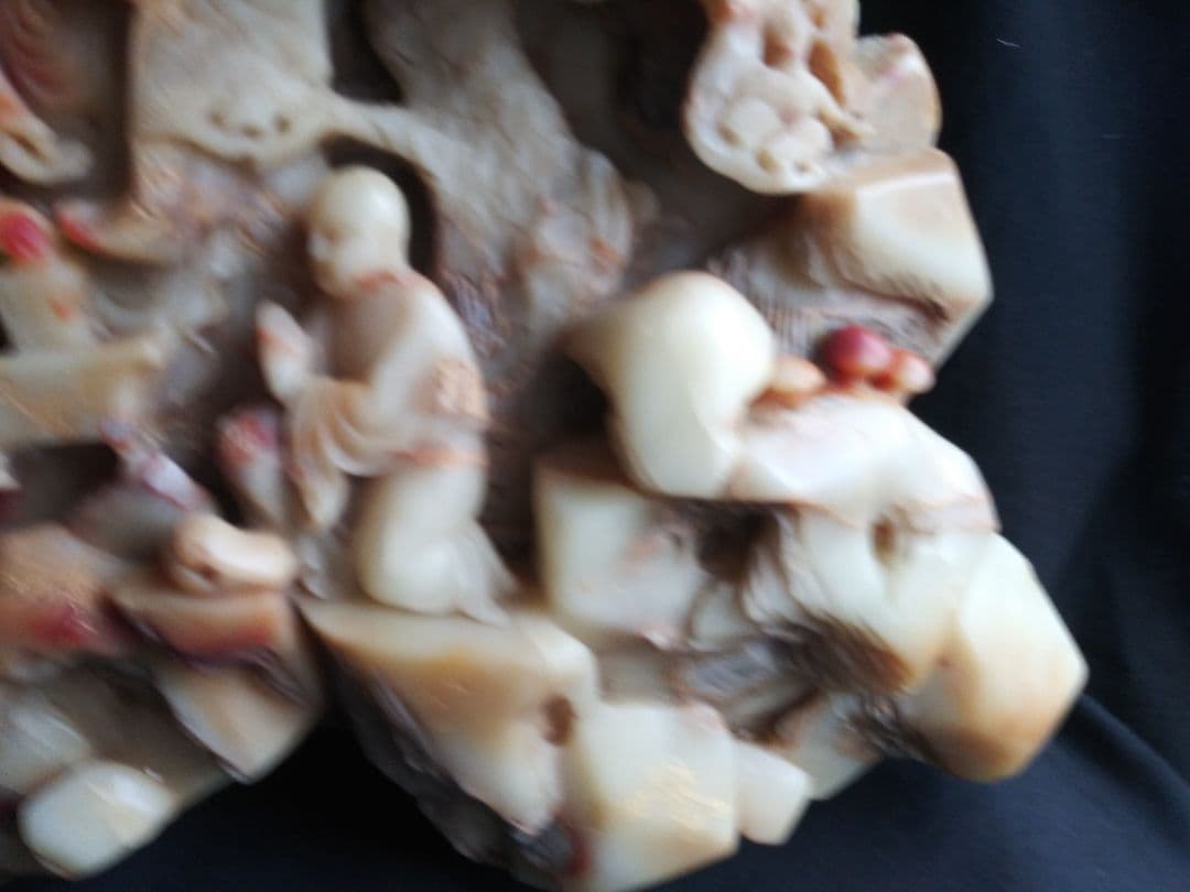 寿山石　置物　中国工芸品　NO.583