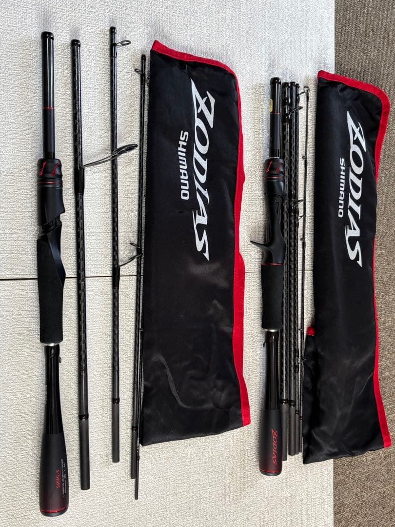 シマノ 21ゾディアスパックロッド2本セット ロッドケースおまけ