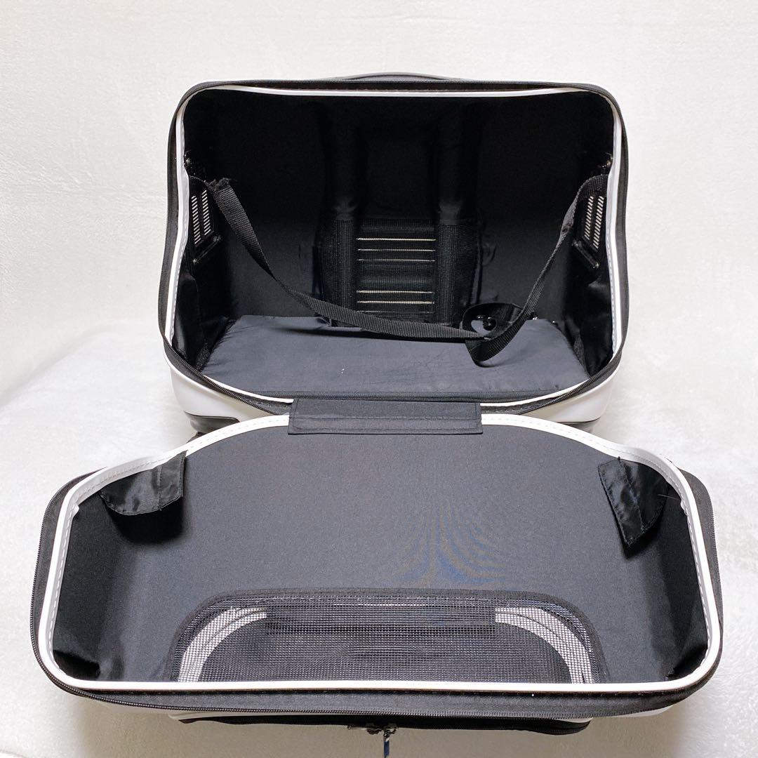 GEX　OSOTO　ペット用キャリーケース　M　ホワイト　キャリーバッグ　4輪