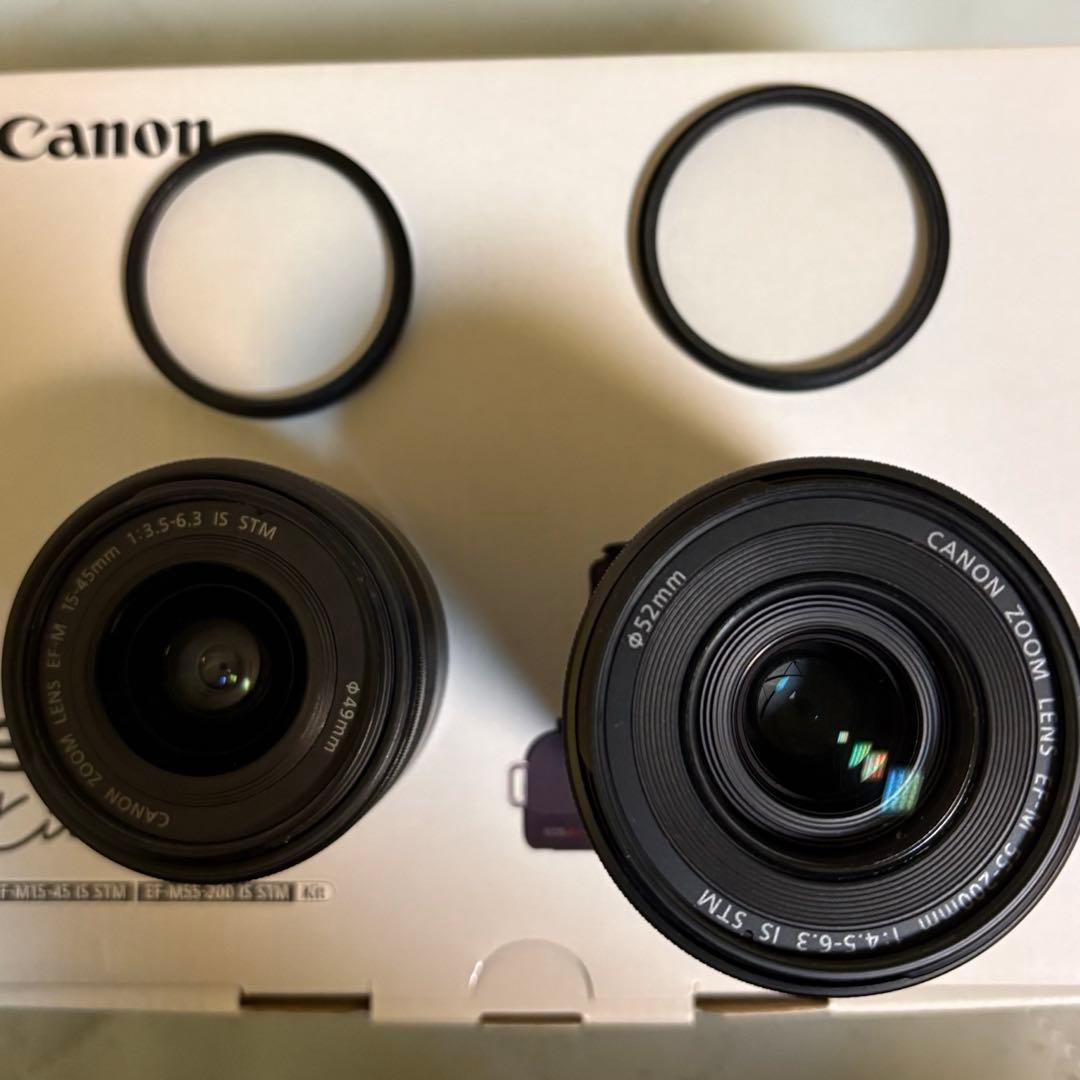 Canon EOS Kiss M ダブルズームキット