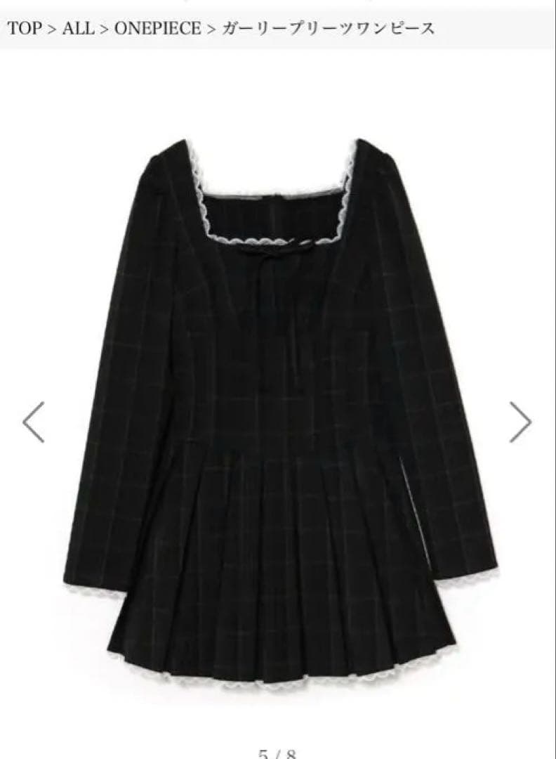 bubbles ガーリープリーツワンピース