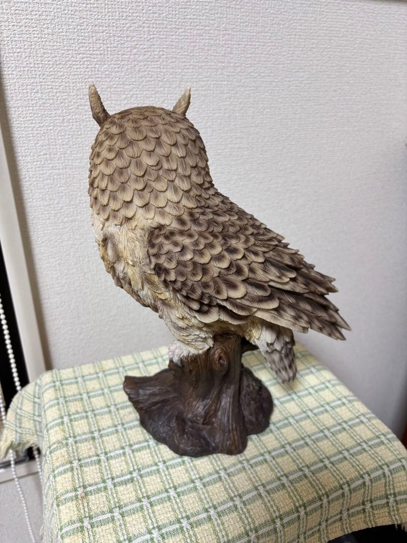 【レア新品 縁起物】ミミズク 高品質 置物 欧州インテリアブランド オブジェ