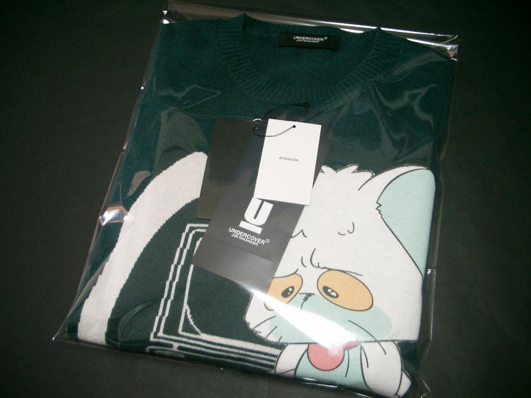 19ss UNDERCOVER クリィミーマミ ネガ ポジ 長袖ニットセーター