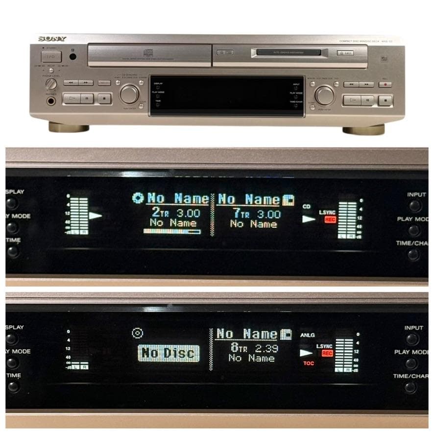 優良美品 SONY MXD-D2 MDレコーダー/CDプレーヤー 一体型デッキ