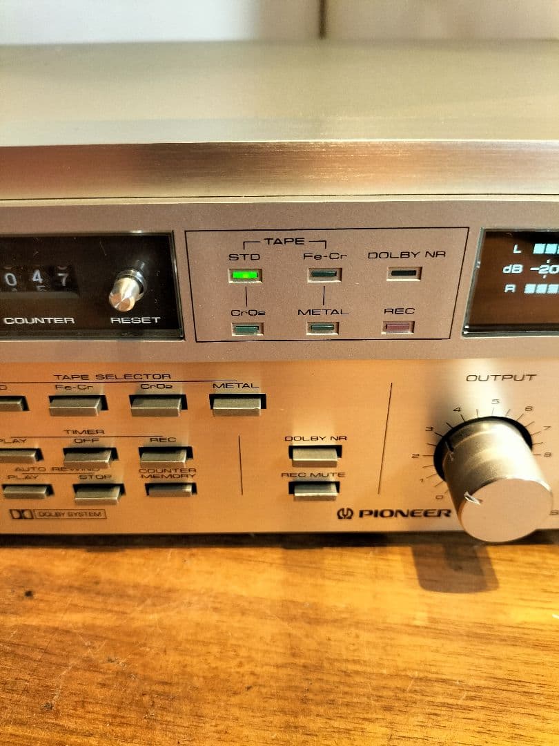 動作確認済Pioneer CT-520 カセットデッキ