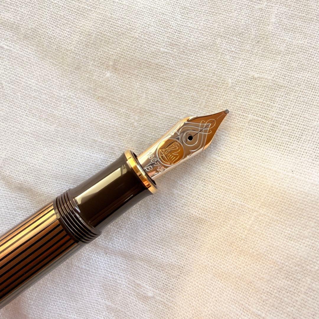 ペリカン 万年筆 スーベレーン M800 ブラウンブラック 18C-750B