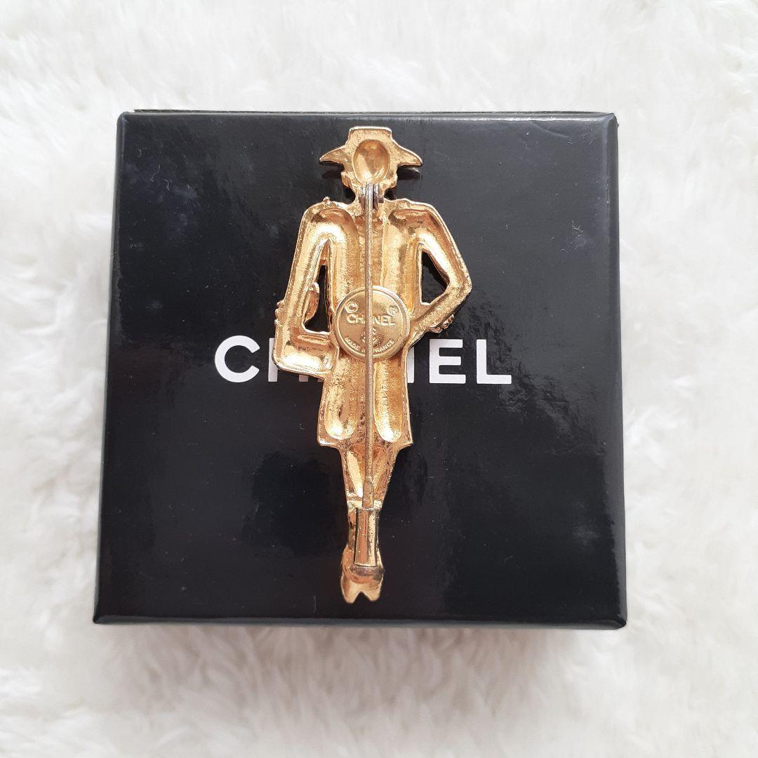 ⭐CHANEL⭐　シャネル　マドモアゼル　ピンブローチ　ゴールド　アクセサリー
