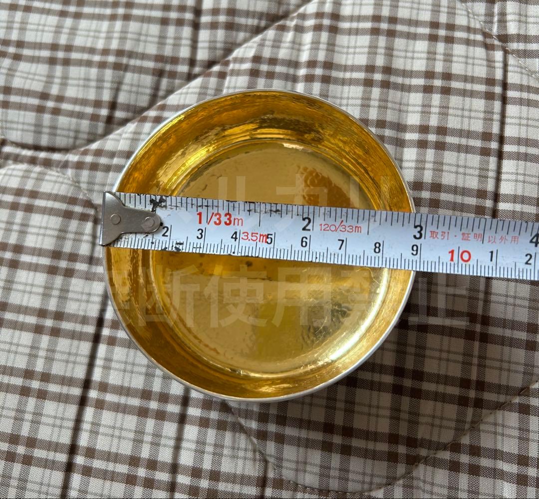 純銀製 いぶし 香合 菓子器 小物入れに