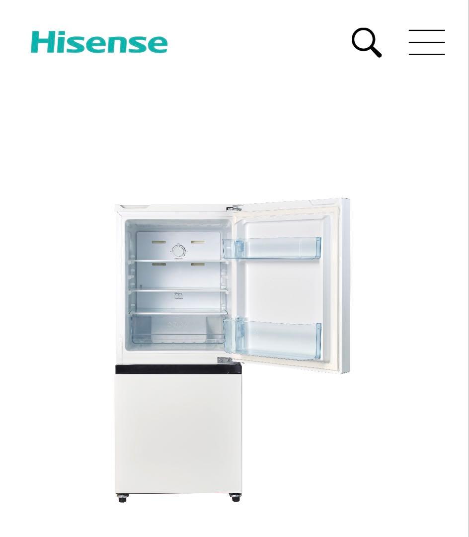 Hisense ２ドア冷蔵庫　HR-D13E2W 超美品