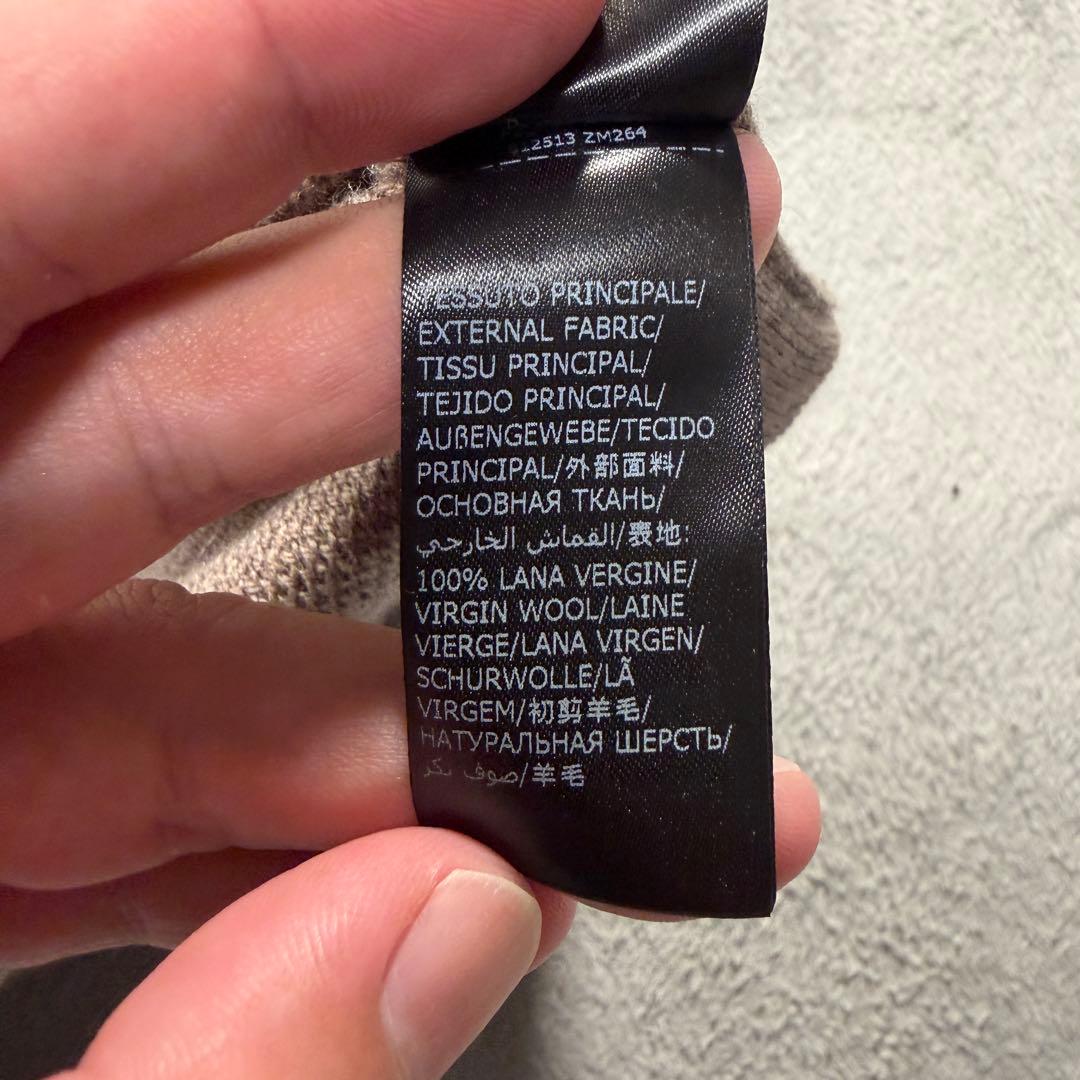 ザノーネ　50サイズ　丸首　ニット　セーター　グレージュ系