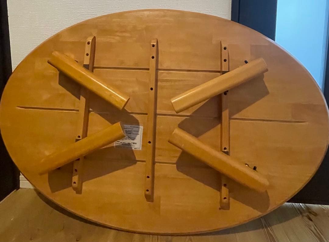 最終値下‼️ ベルメゾン　天然木　折りたたみ　ローテーブル　ちゃぶ台　座卓