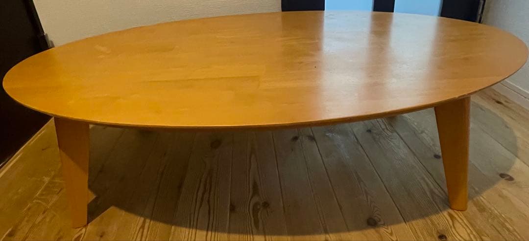 最終値下‼️ ベルメゾン　天然木　折りたたみ　ローテーブル　ちゃぶ台　座卓