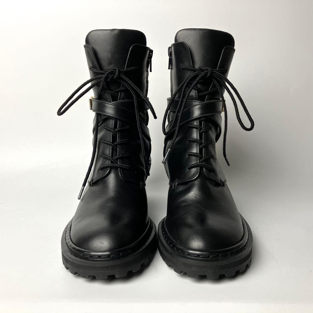 【極美品】PIPPICHIC OBLIQUE コンバットブーツ　クロスベルト23