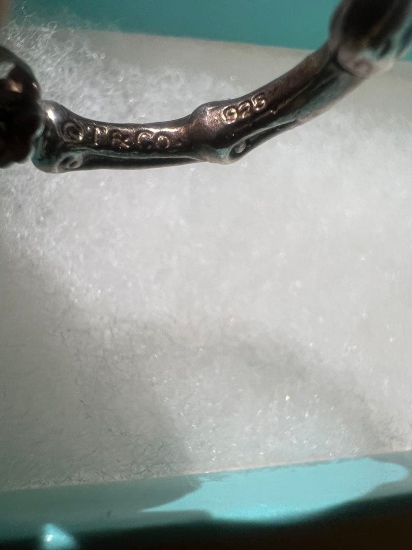 Tiffany & Co. バンブー フープピアス 925シルバー