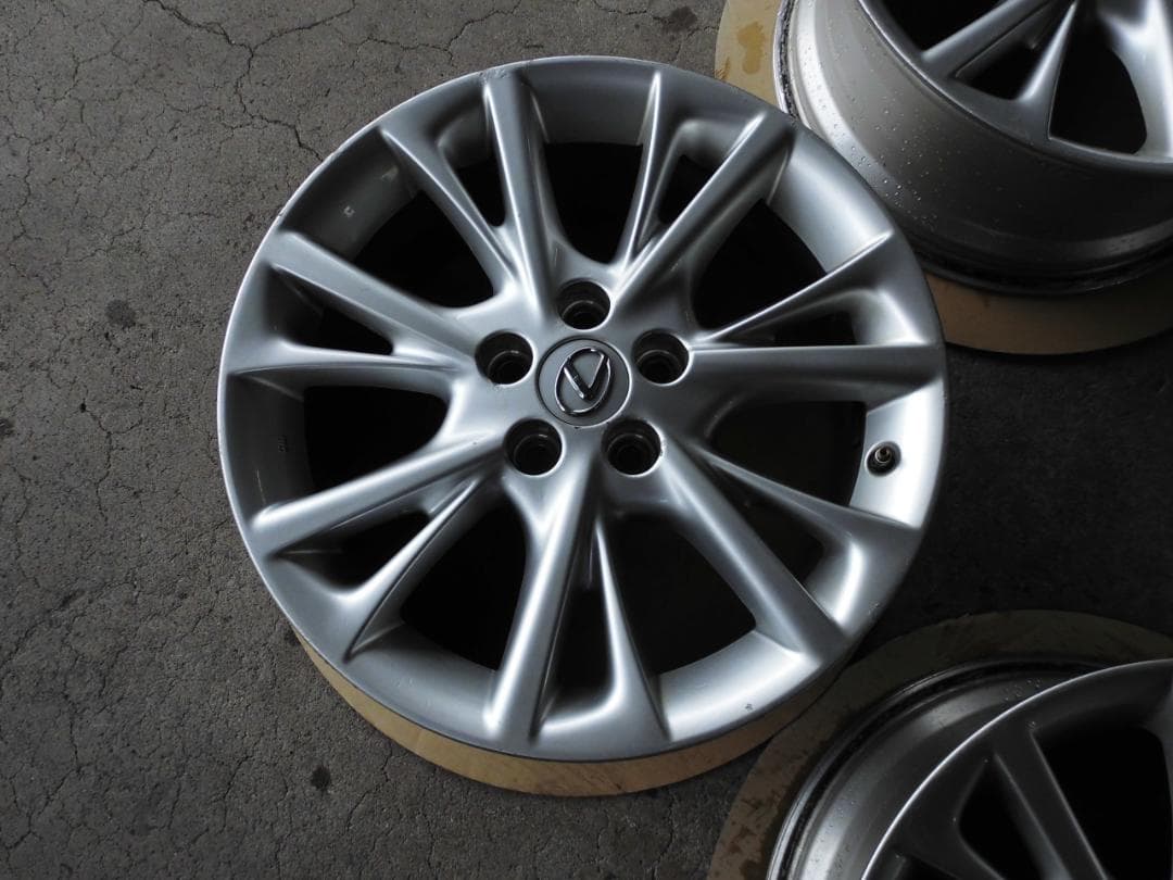 レクサス 18インチ シルバー ホイール 4本セット