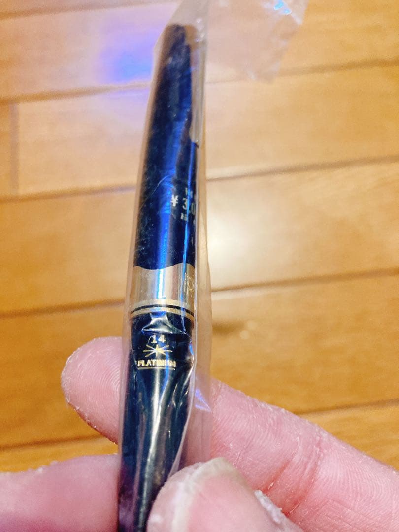 14K 14プラチナム　細ペン