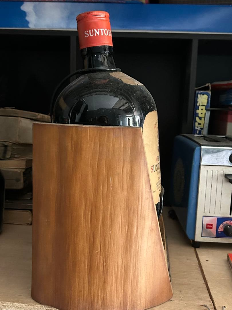 4リットル　希少　台座付き　開栓済み　サントリーオールド　寿　コトブキ　中身あり