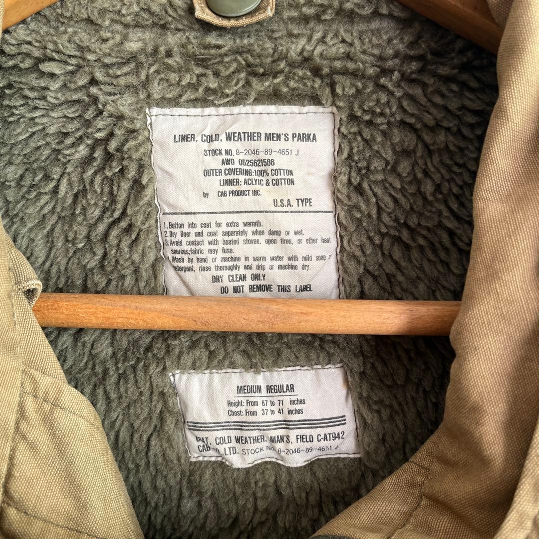 A*e様 CAB CLOTHING　M-65 モッズコート ボアライナー　ミリタ