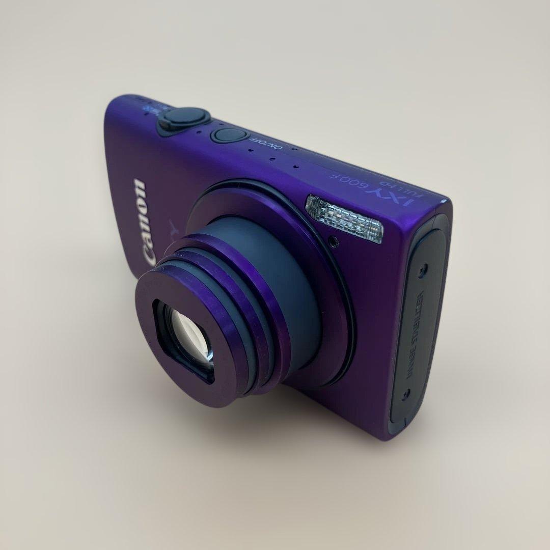 【美品】【即購入OK】Canon IXY 600F デジタルカメラ パープル