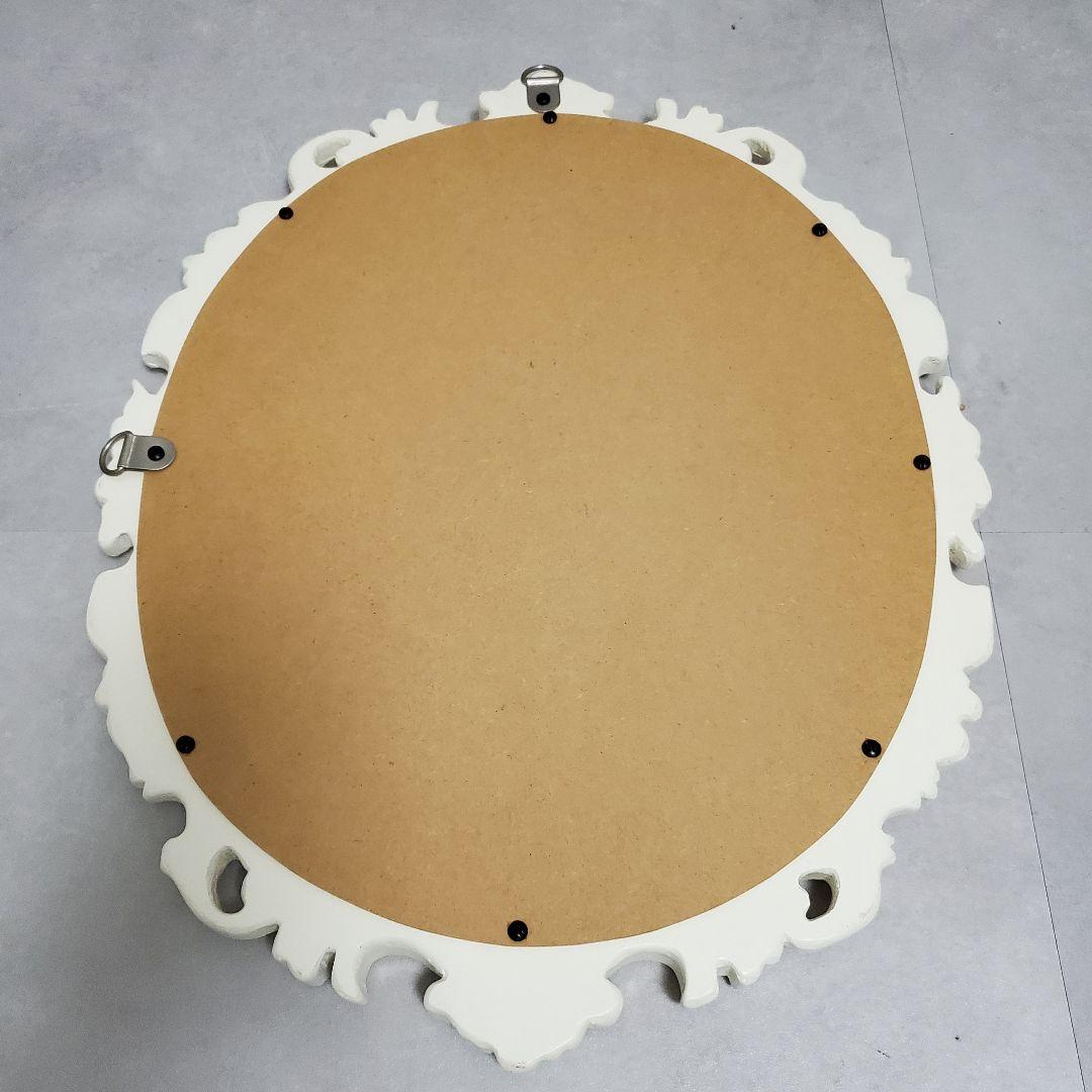 未使用級極美品✨️イタリア製 アンティーク ウォールミラー オーバル型 ロココ調