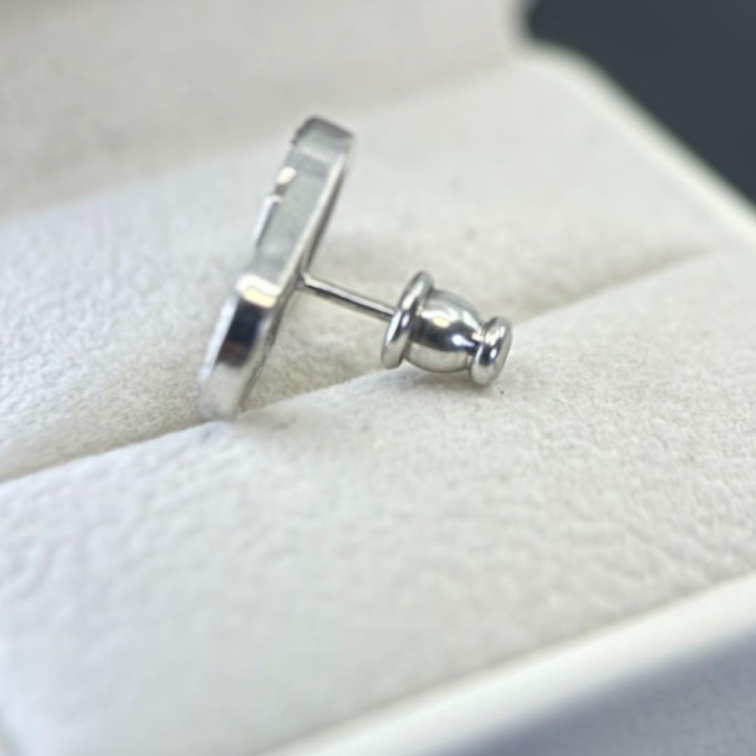 【美品】ディオール　CD ラインストーン　スタッド　ピアス　Ag925