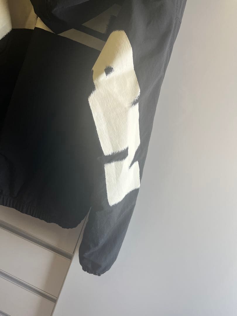 ○美品○Jordan ブラック ハーフジップナイロンジャケットM