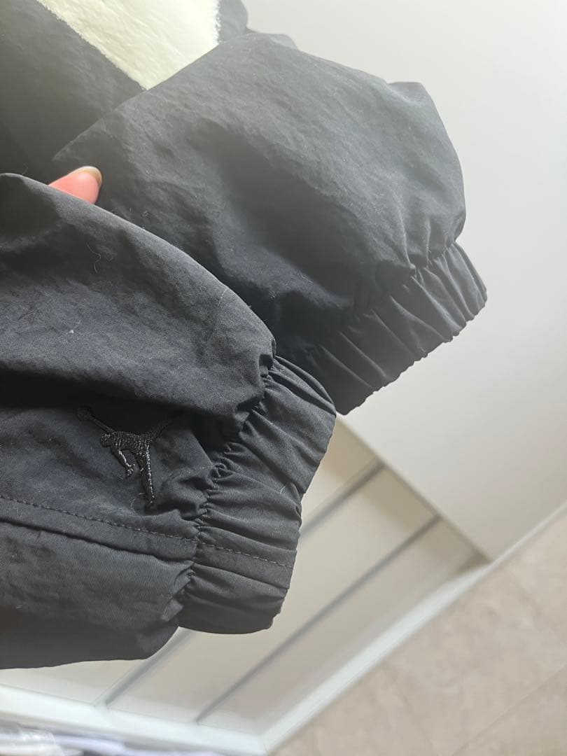 ○美品○Jordan ブラック ハーフジップナイロンジャケットM