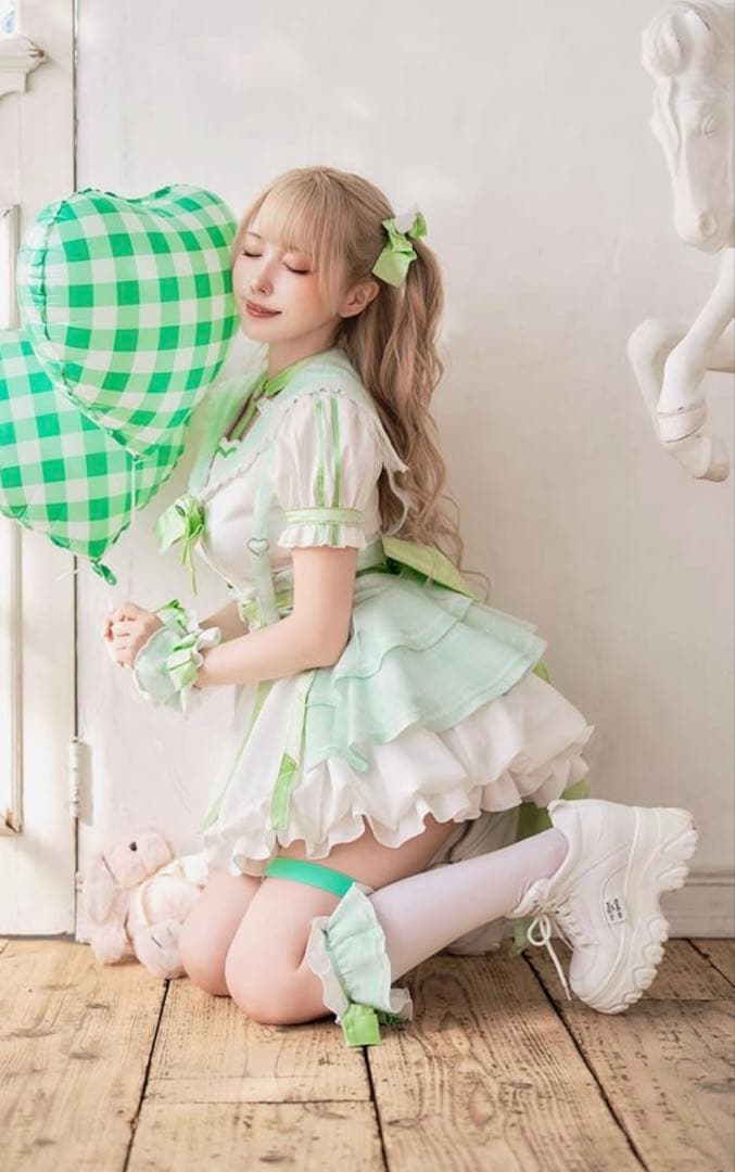 [Malymoon] 色 グリーン 魔法少女 コスプレ 衣装 【マリームーン】