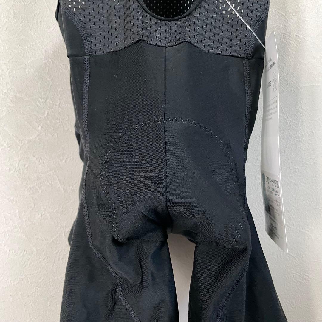 未使用・保管品★パールイズミ　コールドシェイド　メガ　ビブパンツ　黒　メンズ　M