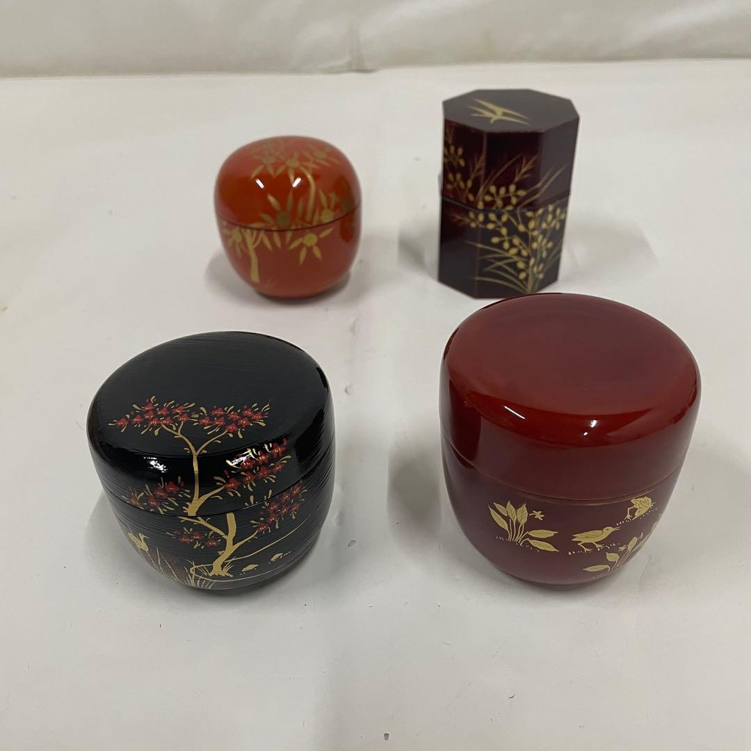 レア 井伊宗観好 十二月茶器 月次茶器 塗師 峰春 棗 骨董 漆器 アンティーク