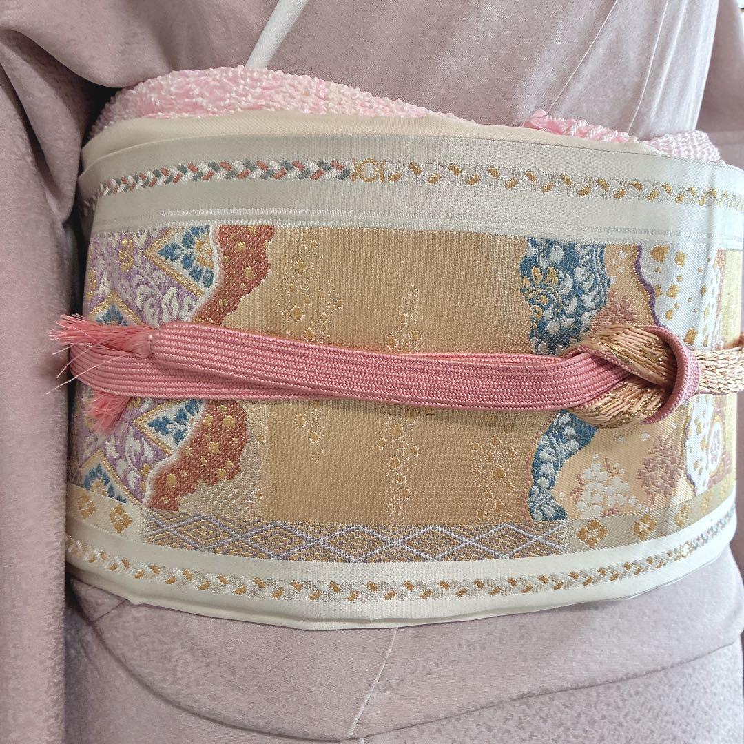 色留袖　フルセット　着物　正絹　五つ紋　大人の薄梅　気品やわらか　梅枝　J9