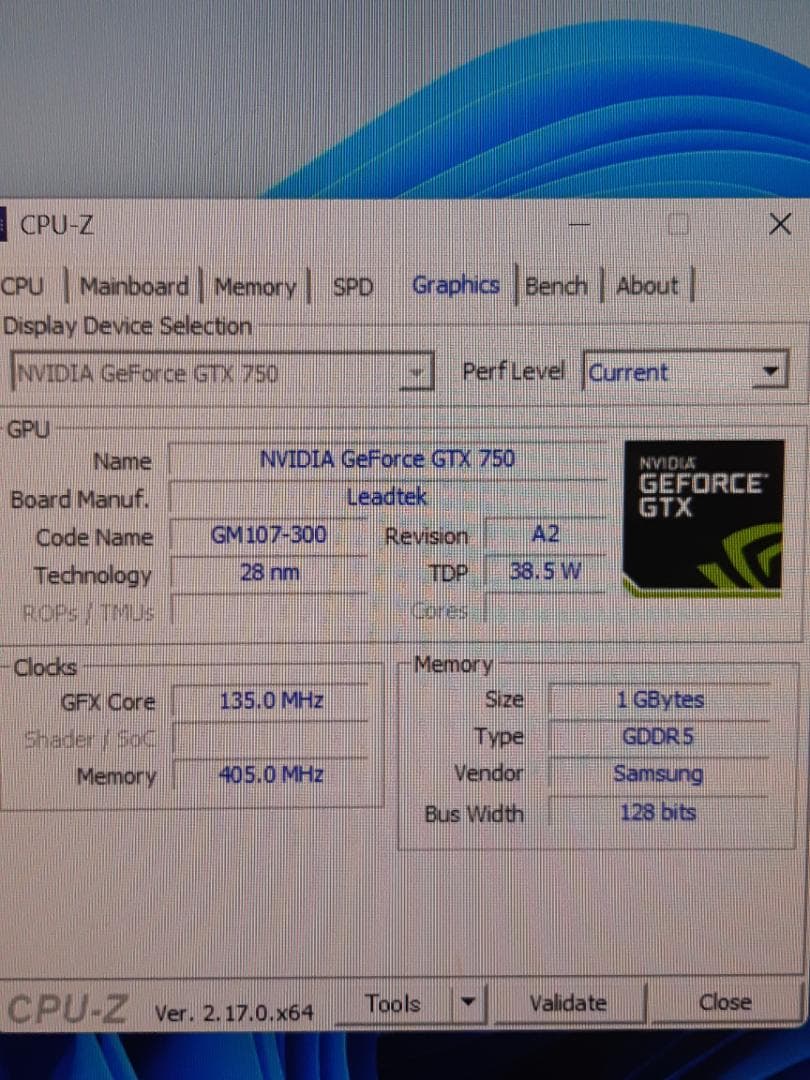 自作PC　i3 8100・8GB・SSD128GB・GTX750・Win11