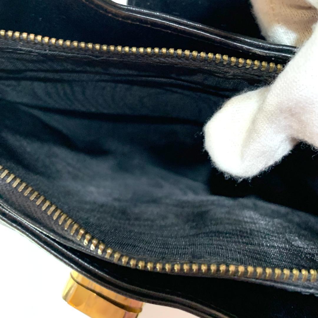 CELINE セリーヌ 黒 レザー ショルダーバッグ トート ヴィンテージ